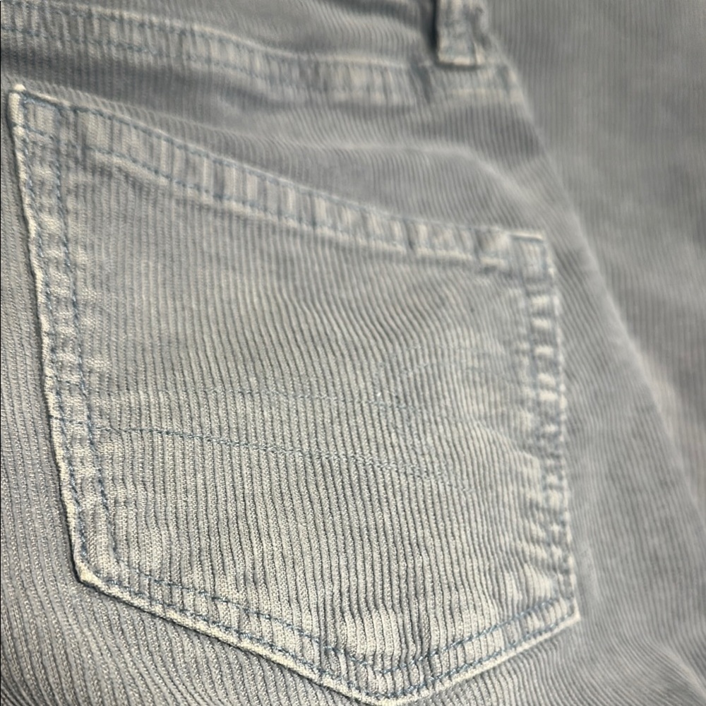 AE-Light Blue Women's stretch corduroy Jeans size 0 - Picture 3 of 6
